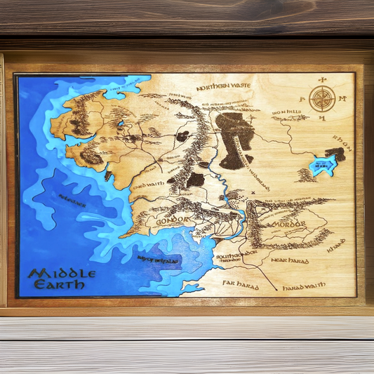 Middle earth map